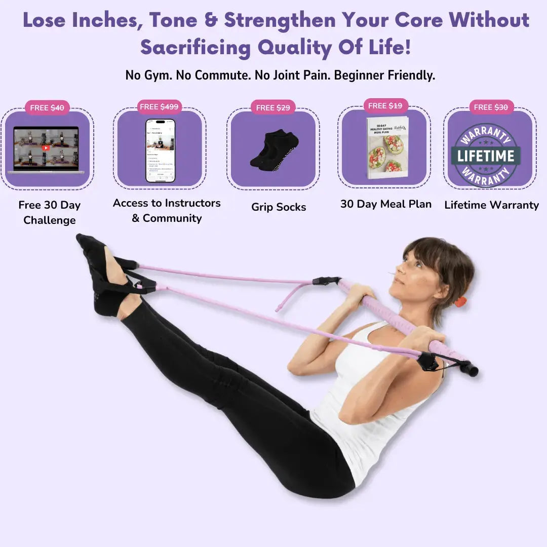 Versatile Pilates Bar for Full-Body Workouts