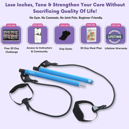 Versatile Pilates Bar for Full-Body Workouts