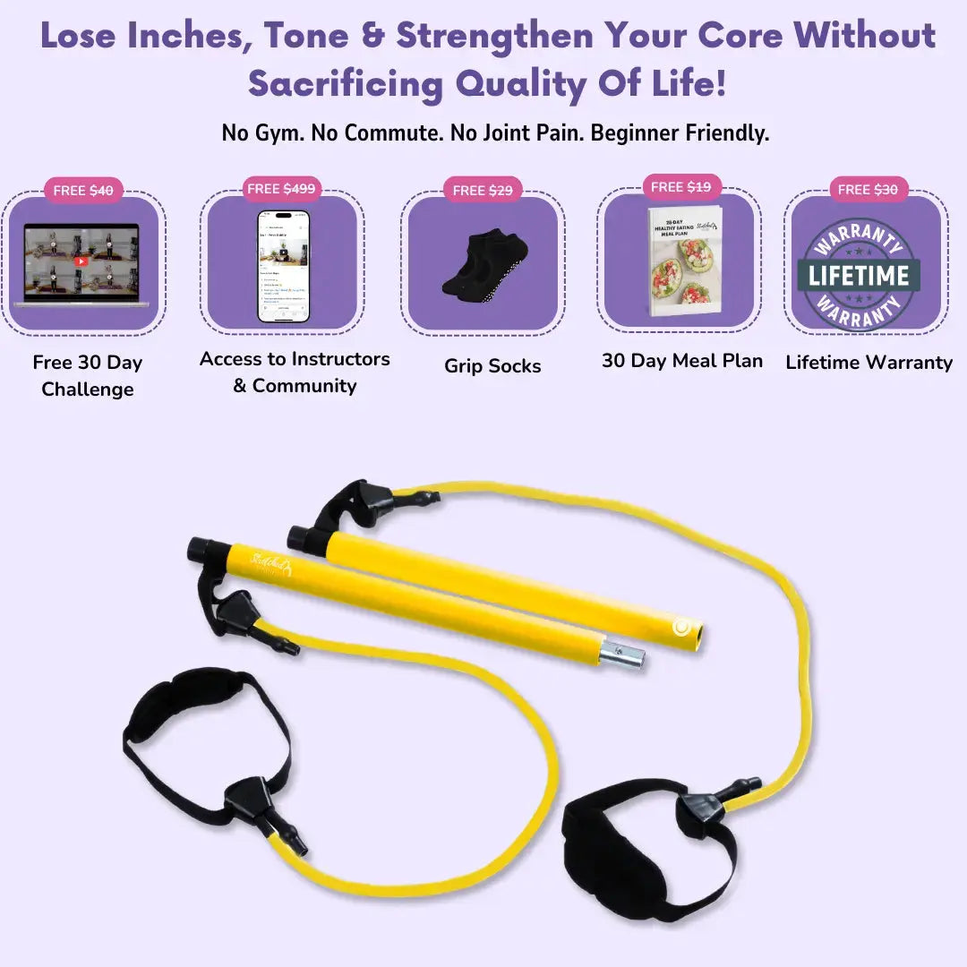 Versatile Pilates Bar for Full-Body Workouts