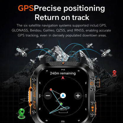 NovaForce X2 Pro Rugged GPS Smartwatch with Bluetooth Calling