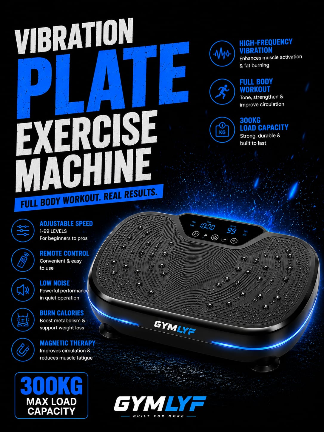 Vibration Plate Exercise Machine