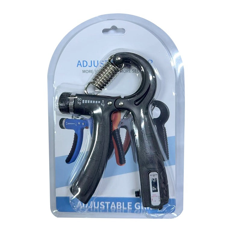 Adjustable Hand Grip Strengthener with Counter