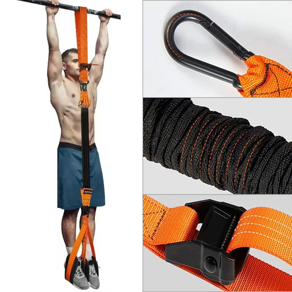 Pull-Up Assist Bands Set with Knee Rest