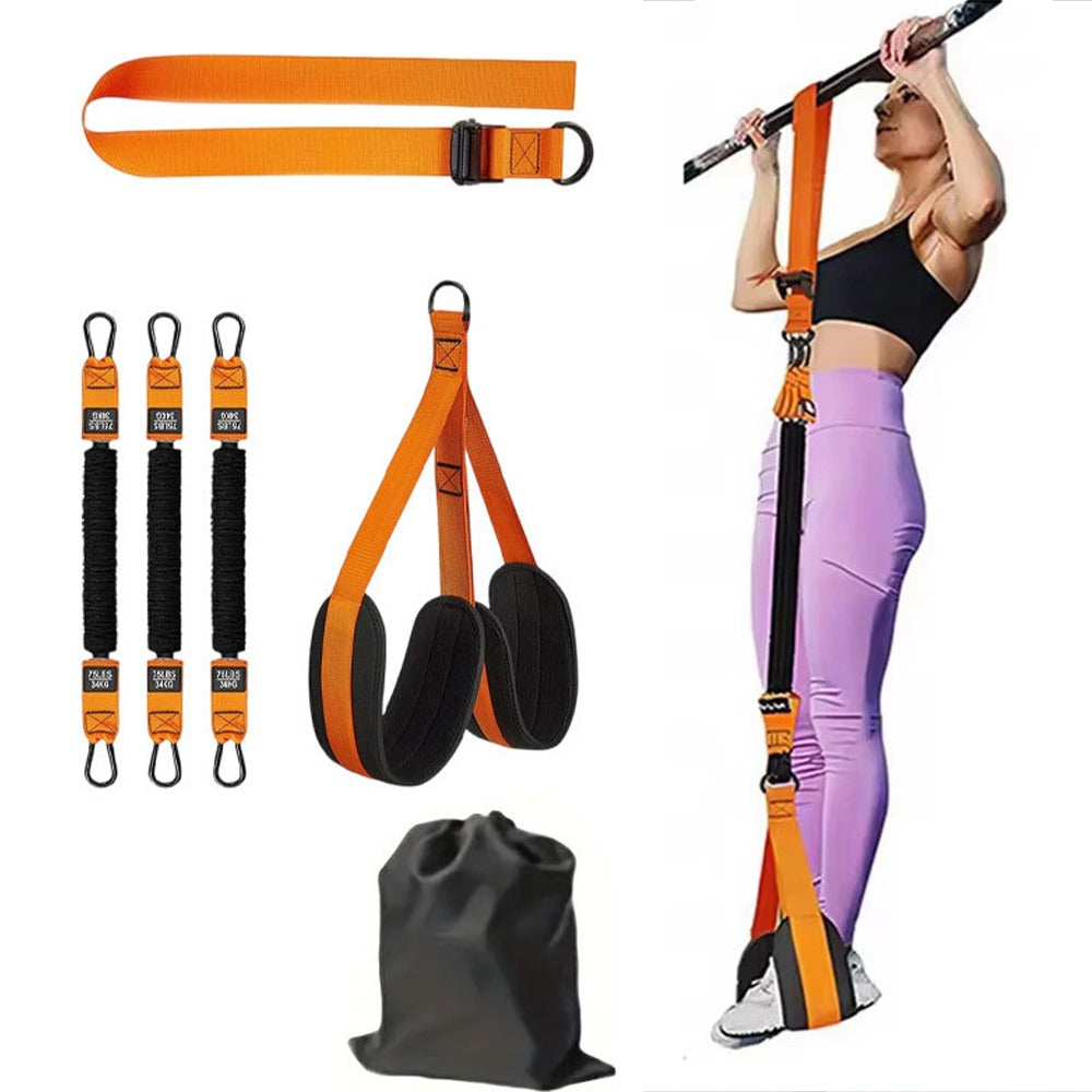 Pull-Up Assist Bands Set with Knee Rest